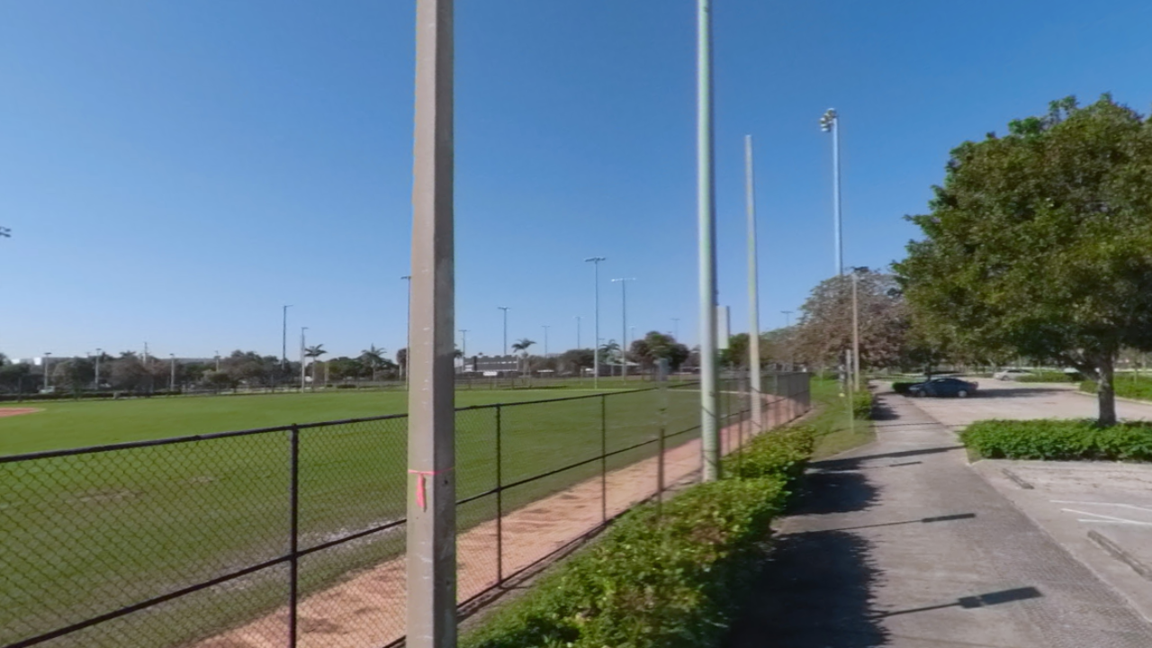 Sports fields at Pompano Community Park Pompano Beach, FL