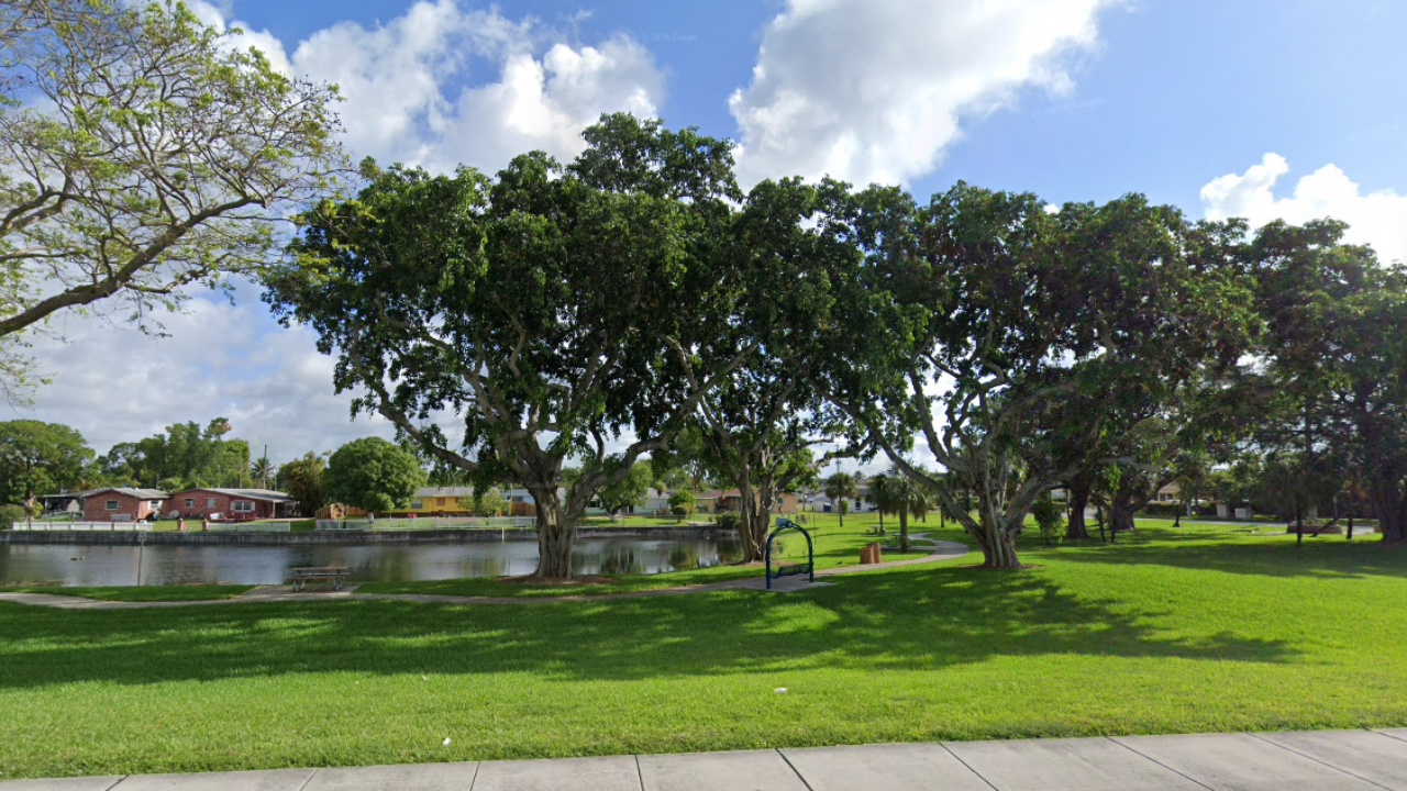 Lake at the Kaye Stevens Park Margate, FL